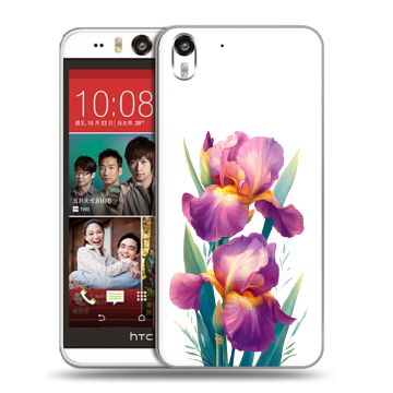 Пластиковый чехол на HTC Desire Eye с принтом Цветы орхидеи