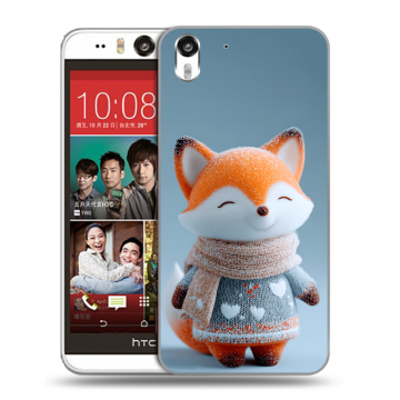 Пластиковый чехол на HTC Desire Eye с принтом Лиса