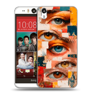 Пластиковый чехол на HTC Desire Eye с принтом Модный принт