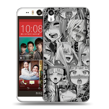 Пластиковый чехол на HTC Desire Eye с принтом Ahegao Ахегао Аниме