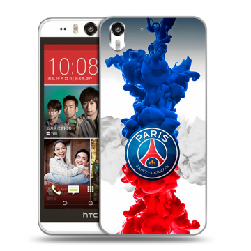 Пластиковый чехол на HTC Desire Eye с принтом PSG ПСЖ