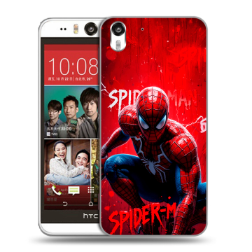 Пластиковый чехол на HTC Desire Eye с принтом Spiderman Человек паук Пластиковый чехол на HTC Desire Eye с принтом Spiderman Человек паук