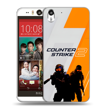 Пластиковый чехол на HTC Desire Eye с принтом Counter Strike