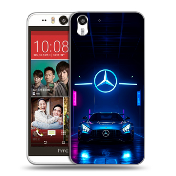 Пластиковый чехол на HTC Desire Eye с принтом Mercedes Мерседес Пластиковый чехол на HTC Desire Eye с принтом Mercedes Мерседес