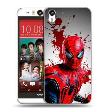 Пластиковый чехол на HTC Desire Eye с принтом Spiderman Человек паук