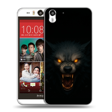Пластиковый чехол на HTC Desire Eye с принтом Волк