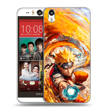 Пластиковый чехол на HTC Desire Eye с принтом Аниме Наруто Naruto