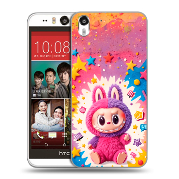 Пластиковый чехол на HTC Desire Eye с принтом Labubu Лабубу Пластиковый чехол на HTC Desire Eye с принтом Labubu Лабубу