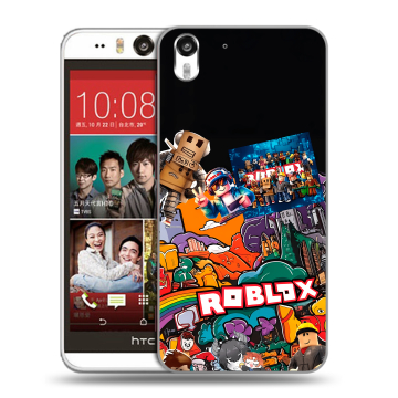 Пластиковый чехол на HTC Desire Eye с принтом Roblox Роблокс Пластиковый чехол на HTC Desire Eye с принтом Roblox Роблокс
