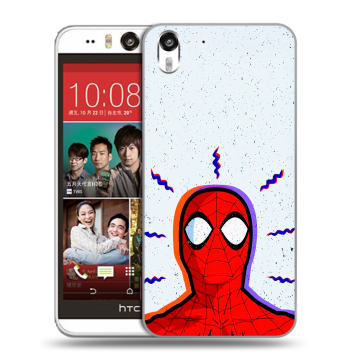 Пластиковый чехол на HTC Desire Eye с принтом Spiderman Человек паук