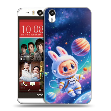 Пластиковый чехол на HTC Desire Eye с принтом Labubu Лабубу