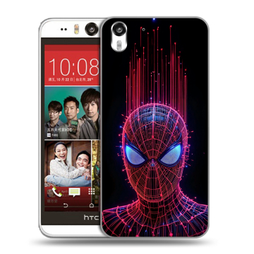 Пластиковый чехол на HTC Desire Eye с принтом Spiderman Человек паук