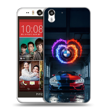 Пластиковый чехол на HTC Desire Eye с принтом BMW БМВ