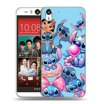 Пластиковый чехол на HTC Desire Eye с принтом Лило и Стич