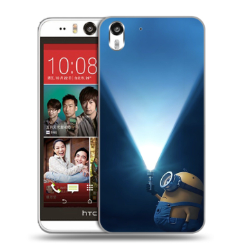 Пластиковый чехол на HTC Desire Eye с принтом Миньоны