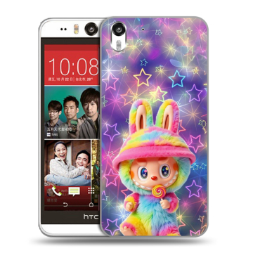 Пластиковый чехол на HTC Desire Eye с принтом Labubu Лабубу Пластиковый чехол на HTC Desire Eye с принтом Labubu Лабубу