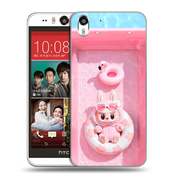 Пластиковый чехол на HTC Desire Eye с принтом Labubu Лабубу Пластиковый чехол на HTC Desire Eye с принтом Labubu Лабубу
