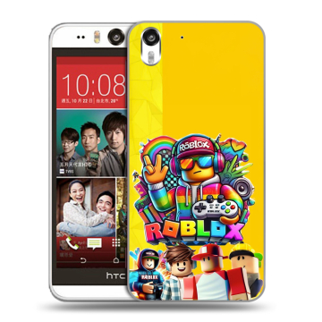 Пластиковый чехол на HTC Desire Eye с принтом Roblox Роблокс Пластиковый чехол на HTC Desire Eye с принтом Roblox Роблокс