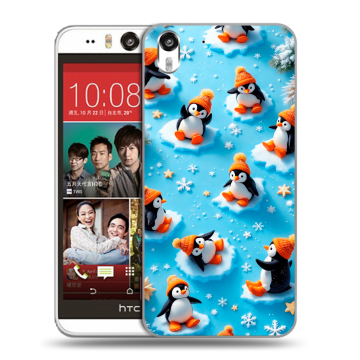 Пластиковый чехол на HTC Desire Eye с принтом Новый год