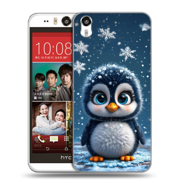 Пластиковый чехол на HTC Desire Eye с принтом Новый год
