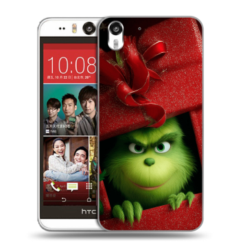 Пластиковый чехол на HTC Desire Eye с принтом Новый год