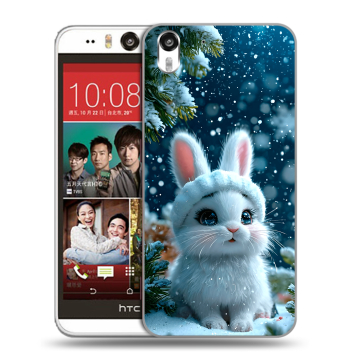 Пластиковый чехол на HTC Desire Eye с принтом Новый год