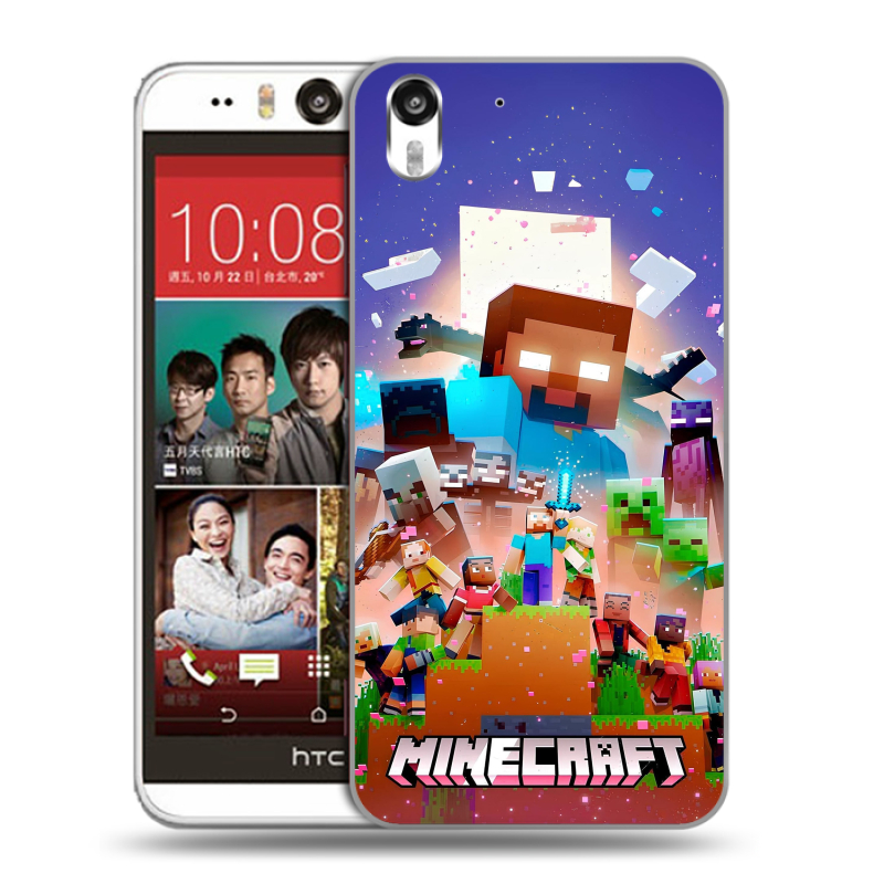 Пластиковый чехол на HTC Desire Eye с принтом Майнкрафт Minecraft Пластиковый чехол на HTC Desire Eye с принтом Майнкрафт Minecraft
