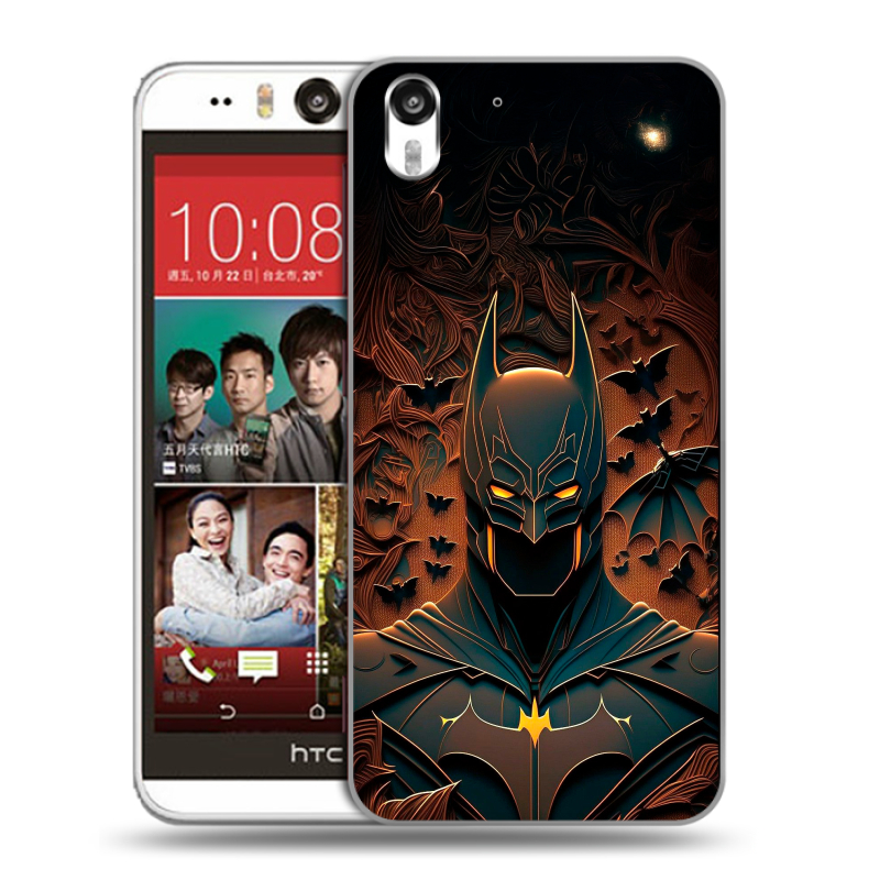 Пластиковый чехол на HTC Desire Eye с принтом Batman Бэтмен Пластиковый чехол на HTC Desire Eye с принтом Batman Бэтмен