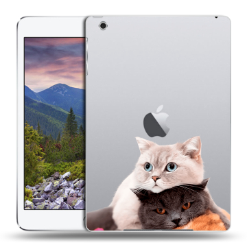 Силиконовый чехол на планшета Ipad Mini 3 с принтом Кошки