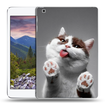 Силиконовый чехол на планшета Ipad Mini 3 с принтом Коты