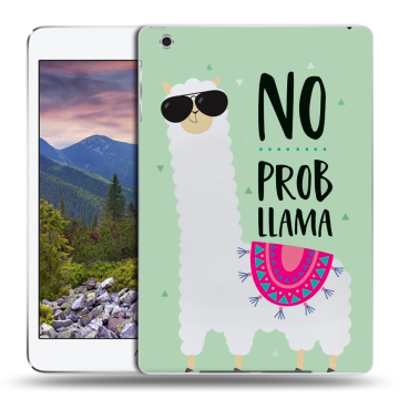 Силиконовый чехол на планшета Ipad Mini 3 с принтом Лама