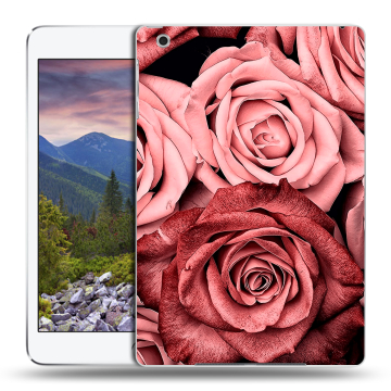 Силиконовый чехол на планшета Ipad Mini 3 с принтом Цветы розы