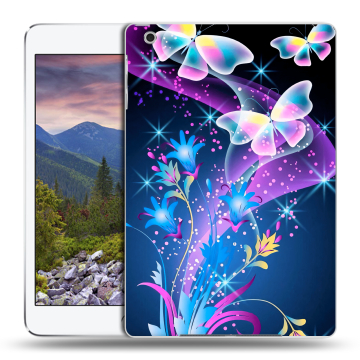 Силиконовый чехол на Ipad Mini 3 с принтом Бабочки Силиконовый чехол на Ipad Mini 3 с принтом Бабочки