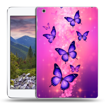 Силиконовый чехол на Ipad Mini 3 с принтом Бабочки Силиконовый чехол на Ipad Mini 3 с принтом Бабочки