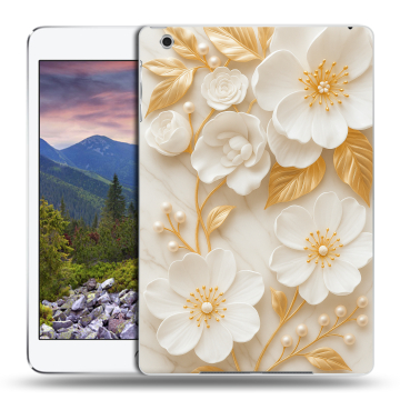 Силиконовый чехол на Ipad Mini 3 с принтом Цветы Силиконовый чехол на Ipad Mini 3 с принтом Цветы