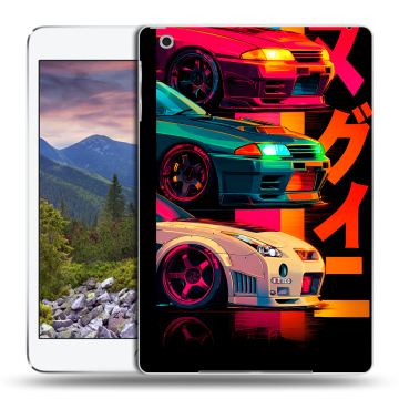Силиконовый чехол на Ipad Mini 3 с принтом Гоночные машины Силиконовый чехол на Ipad Mini 3 с принтом Гоночные машины