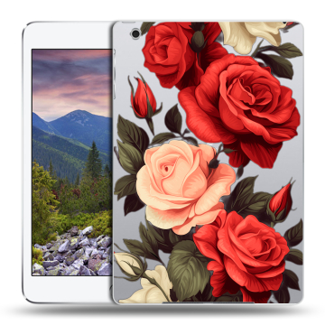 Силиконовый чехол на Ipad Mini 3 с принтом Розы Силиконовый чехол на Ipad Mini 3 с принтом Розы