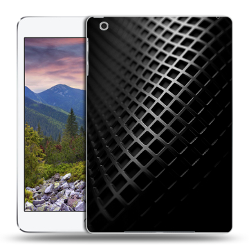 Силиконовый чехол на Ipad Mini 3 с принтом Текстура металла Силиконовый чехол на Ipad Mini 3 с принтом Текстура металла