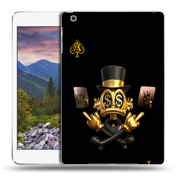 Силиконовый чехол на Ipad Mini 3 с принтом Золотой скрудж макдак