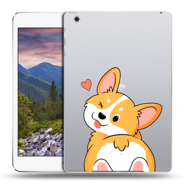 Силиконовый чехол на Ipad Mini 3 с принтом Корги Силиконовый чехол на Ipad Mini 3 с принтом Корги
