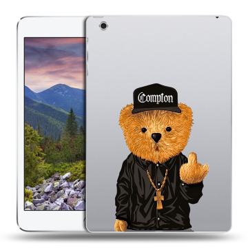Силиконовый чехол на Ipad Mini 3 с принтом Плюшевый медведь Силиконовый чехол на Ipad Mini 3 с принтом Плюшевый медведь