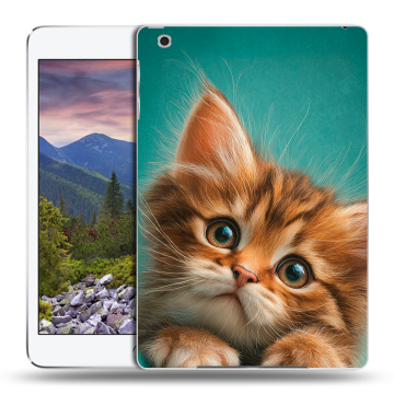 Силиконовый чехол на Ipad Mini 3 с принтом котенок Силиконовый чехол на Ipad Mini 3 с принтом котенок