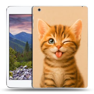Силиконовый чехол на Ipad Mini 3 с принтом котенок Силиконовый чехол на Ipad Mini 3 с принтом котенок