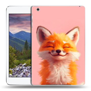 Силиконовый чехол на Ipad Mini 3 с принтом милая лиса Силиконовый чехол на Ipad Mini 3 с принтом милая лиса