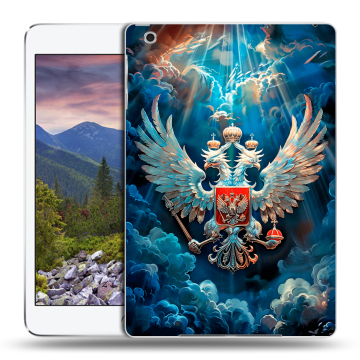 Силиконовый чехол на Ipad Mini 3 с принтом Герб флаг России Силиконовый чехол на Ipad Mini 3 с принтом Герб флаг России