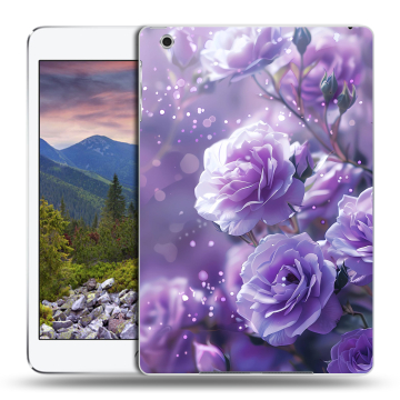Силиконовый чехол на Ipad Mini 3 с принтом Розы цветы Силиконовый чехол на Ipad Mini 3 с принтом Розы цветы