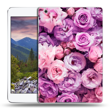 Силиконовый чехол на Ipad Mini 3 с принтом лавандовые розы