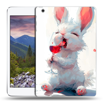 Силиконовый чехол на Ipad Mini 3 с принтом кролик зайчик Силиконовый чехол на Ipad Mini 3 с принтом кролик зайчик