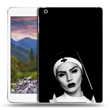 Силиконовый чехол на Ipad Mini 3 с принтом монашка Силиконовый чехол на Ipad Mini 3 с принтом монашка