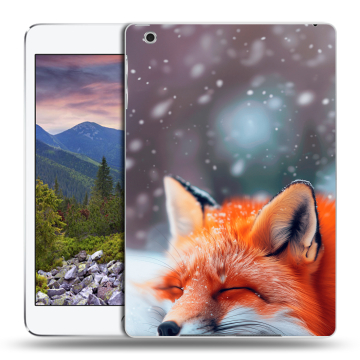Силиконовый чехол на Ipad Mini 3 с принтом лиса Силиконовый чехол на Ipad Mini 3 с принтом лиса